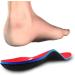PCSSole Orthopedic insoles for work shoes leisure sports comfort for men and women shoe inserts for flat feet plantar fasciitis heel spur foot pain mens 7-7 1/2 |Womens 9-9 1/2 (10.25 ") (260mm) red