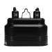 Aiicioo reptiles double light luminaire dome reptiles tank lamps and lanterns double Switch control sensor paste heating lighting lampshaders kit max power 160W 5.5 inches (dual)