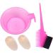 FRCOLOR 6 Sets Hair Dye Tool Beard Dye Brush Hair Coloring Brushes Hair Dyeing Supplies Hair Dyeing Brush Hair Paint Brush Hair Salon Tool Hair Coloring Bowl Comb Pink Baking Oil - Buy Online on GoSupps.com