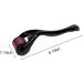 Acpetdr Derma roller 0.2mm/purple wheel and 0.25mm blackTitanium Micro Needling Roller for Men and Women Beard Growth Roller for Stimulate Hair Growth Facial Skin Care Scar Removal - Buy Online on GoSupps.com