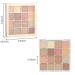 16 Colors Pro Matte Nude Eyeshadow Palette - Warm Earth Natural Tones for Long-Lasting Eye Makeup | Light to Dark Brown & Orange Shades - Buy Online on GoSupps.com