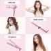 FoxyBae Mini Travel Hair Styling Tools Kit - Flat Iron Curling Iron & Dual Voltage Blow Dryer in Party Pink | Perfect for International Travel - Buy Online on GoSupps.com