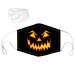 Riou Kinder Halloween mouth and nose protection with filter washable reusable cotton breathable dustproof multifunctional scarf for boys and girls