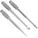 Healifty Flossing Tool 3pcs ear cleaning spoon Stainless Steel Toothpicks Ear Wax Picking Tool Stainless Steel Ear Home Tools