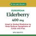 Nature's Bounty Elderberry 400 Mg Help relieve symptoms of colds and flus 100 Capsules - Buy Online on GoSupps.com