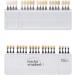 iksvmsis Professional Dental Color Chart Teeth Whitening Guide Dental Color Chart with Engraved Numbering Teeth Color Chart for Plaque Teeth Whitening - Buy Online on GoSupps.com