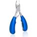 URAQT Toenail Clippers - Precision Nail Cutter for Thick Nails - Stainless Steel Heavy Duty Clippers for Ingrown Thick Toenails - Blue - Buy Online on GoSupps.com