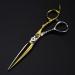Hair Cutting Scissors 6 Inch Professional Japan 440c Steel Gold Scissor Crown Hair Scissors Haircut Thinning Barber Cutting Shears Hairdressing Scissors Set - Buy Online on GoSupps.com