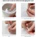 Long Press on Nails Long False Nail French Tip Fake Nails with 3D Butterfly Rhinestones Designs Glossy Full Cover Acrylic Nails for Women False Nails & Accessories - Buy Online on GoSupps.com
