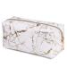 Xinlie Travel marble pattern cultural bag PU leather washing bag PU leather travel make-up bag pash bag pash patch pash marble marble cosmetics bag make-up pocket for travel vacation at home