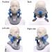 SSDDLZEQ Neck Support Bandage | Ergonomic Adjustable Neck Traction Device for Pain Relief - International Shipping - Buy Online on GoSupps.com