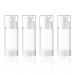 4 St k empty travel bottles Shampoo bottles for filling Candyalley pump dispenser 15ml pump pum for lotion foundation essence cream cosmetics travel shampoo