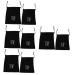 FOMIYES 8 Pcs Storage Bag Hair Styling Tools Drawstring Hairdryer Bag Storage Organizer Travel Wine Bag