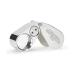 Spacmirrors Magnifying Glass LED Lights and Purple Lights 40X Optical High-Definition Glass Lenses Portable Handheld Magnifying Glass Identification Magnifying Glass Magnifier