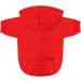 Idepet Dog Sweater - Warm Pet Clothes for Small Dogs & Cats | Chihuahua Poodle & Puppy Coat (M Red) - Buy Online on GoSupps.com
