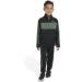 adidas Boys' Tricot Jacket & Pant Set - Essential Black/Green - Size 6 - Buy Online on GoSupps.com