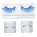 FRCOLOR 2 Pairs Blue Long Eyelashes Spider Art Eyelashes Girl Clothes False Eyelashes Extension Blue Eyelashes Faux Eyelashes Handmade False Eyelashes Outfits Halloween