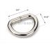 CRAFTMEMORE D-Ring Findings 5/8  3/4 & 1 Inch Metal Non Welded D Rings for Belts Bags Lanyard Leathercraft Avail 4 Colors (3/4" x 20 Pack  Antique Brass) 3/4" x 20 pack Antique Brass - Buy Online on GoSupps.com