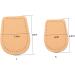 Minkissy Ball of Foot Cushions for Heels | Thickened Leather & Latex Half Insoles | Forefoot Cushion Pads for Women - Yellow S - Buy Online on GoSupps.com