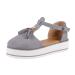 Summer sandals for women platform tassel leather sandal closed toe area buckle shoes shoes ankle straps paragraph vintage beach espadrilles sandals women's fashion flip-flops (gray gray 39 EU
