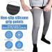 3 Pairs Leg Sleeves | Full Length Compression Knee Sleeves with Anti-Slip Silicone | Sports Performance & Support - Buy Online on GoSupps.com