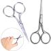 Premium Rounded Tip Hair Scissors for Mustache Eyebrows & Nose Hair Optimal Precision for Facial Grooming - Buy Online on GoSupps.com
