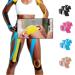 Kinesiology Tape - Proximate 3 Rolls Waterproof Sports Tape for Knees Shoulders & Elbows | 60 Stripes 5mx5cm - Mix Colors Black Pink & Blue - Buy Online on GoSupps.com