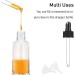 Bumobum 2 oz Clear Glass Eye Dropper Bottles for Essential Oils - 2 Pack with Labels and Funnel | Tincture Bottles 60 ml - Buy Online on GoSupps.com