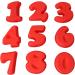 MAGICLULU Silicone Ice Cream Mold 18 Pcs Celebrity 3D Chocolate Mold Silicone Letter Molds mediumx2pcs - Buy Online on GoSupps.com