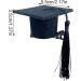 Wontool Graduation Hat Insert Doctoral Hat Headband - Graduation Hat Hairpin Set 3D Graduation Hat Inserts Graduation Accessories for College University High School Black - Buy Online on GoSupps.com