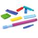 ARK Z-Vibe Vibrator plastic in the Kau-Set with 9 attachments including ATC care instructions-entry to the ARK Z-Vibe oral stimulator sensory vocalization in the mouth for language problems (Magenta)