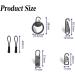 16-Piece Zipper Slider Pull Tab Replacement Kit - Zipper Repair & 8 Cable Zips for Jeans - International Shipping Available! - Buy Online on GoSupps.com