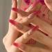 Coffin False Nails Long Fake Nails Ballerina Acrylic Press on Nails Gradient Stick on Nails 24pcs for Women and Girls (Color : Tan Size : H)