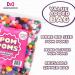 Adeweave 1000 Assorted Craft Pom Poms - Multicolor Bulk Arts and Crafts Pompoms - Soft and Fluffy Balls in Assorted Sizes for Home and School - Buy Online on GoSupps.com