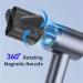 1400W Negative Ion Hair Dryer - Fast Drying Low Noise Magnetic Nozzle Travel-Friendly Silver Design - Buy Online on GoSupps.com