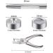 200 Piece Heavy Duty Stainless Steel Snap Fastener Kit with Pliers for Marine Boat Canvas & Leather DIY Craft - BetterJonny - Buy Online on GoSupps.com