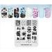 KADS Nail Stamping Plate - Coconut Tree Nature Image Design for DIY Nail Art (NA028) - Buy Online on GoSupps.com