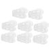 FRCOLOR 4 Pairs Splitter Pedicure Tools Thumb Splint Dividers Valgus Orthopedic Bunion Brace Overlap Spacer Overlap Middle Pads Transparent