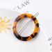 LEEQBCR 4 Pieces Acrylic Resin Geometric Hair Pins Round Leopard Print Hair Pins silver One size - Buy Online on GoSupps.com