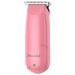 SWEETLF Hair Clippers Silent Cordless Hair Trimmer Mini Hair Cutting Kit with 3 Guide Combs Portable & USB Rechargeable Haircut Clippers for Men Women Kids (Milky White) (Pink)