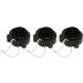 Facial Cleansing Brush Exfoliating Face Scrubber Ergonomic Handle Silicone for Daily (Black) - Buy Online on GoSupps.com