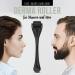 Derma Roller Microneedle for Face & Beard Growth Kit - 0.5mm Black Roller for Men - Hair Growth & Care Scalp Roller - Buy Online on GoSupps.com