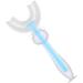 U-Shaped Toothbrush Cute 360 Oral Teeth Cleaning Baby Silicone Toothbrush Brush Cleaning and Care Convenient Toothbrush Oral - Buy Online on GoSupps.com
