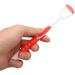 Effective Tongue Scraper & Bad Breath Cleaner - Ergonomic Oral Health Tool - Blue & Red - Buy Online on GoSupps.com
