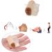 Healvian Silicone Gel Toe Cushion Tube 1 Pair - Bunion Toe Separator and Thumb Valgus Eversion Splitter - Beige 2pcs - Buy Online on GoSupps.com