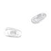 25 Pairs Silicone Eyeglass Nose Pads Oval Print on