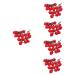 HOMSFOU 5pcs String Simulated Cherry Tomatoes Realistic Cherry Toys Simulation Cherry Tomatoes Artificial Tomatoes Faux Cypress Garland Fake Peaches Fake Cherries Child Pvc Fake Food Fruit Redx5pcs 18X16CMx5pcs