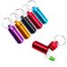 Purple Pill Organizer - Mini Stainless Steel Pill Box Keychain for Travel Waterproof & Durable - Ideal for Camping & Outdoor Adventures - Buy Online on GoSupps.com