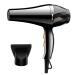 Hair Dryer Professional Ionic Hairdryer 2300W Salon Fast Blow Dryers 3 Temperature 2 Speed Settings Low Noise Hair Dryer Powerful AC Motor with 1 Nozzle 1.5m Long Cable for Home and Salon Black Small