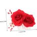 FRCOLOR Hair Comb lumae luminance Bridal rose headpiece Red hair comb garlands for decor bride hair clip Bride Hair Comb decorative hair combs Bridal Headdress Rose Hair Comb - Buy Online on GoSupps.com